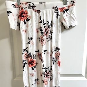 Rue21, Small, off the shoulder white floral dress